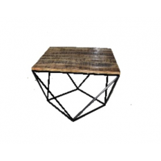 small-coffee-table-diamond-shape-of-wood-and-metal